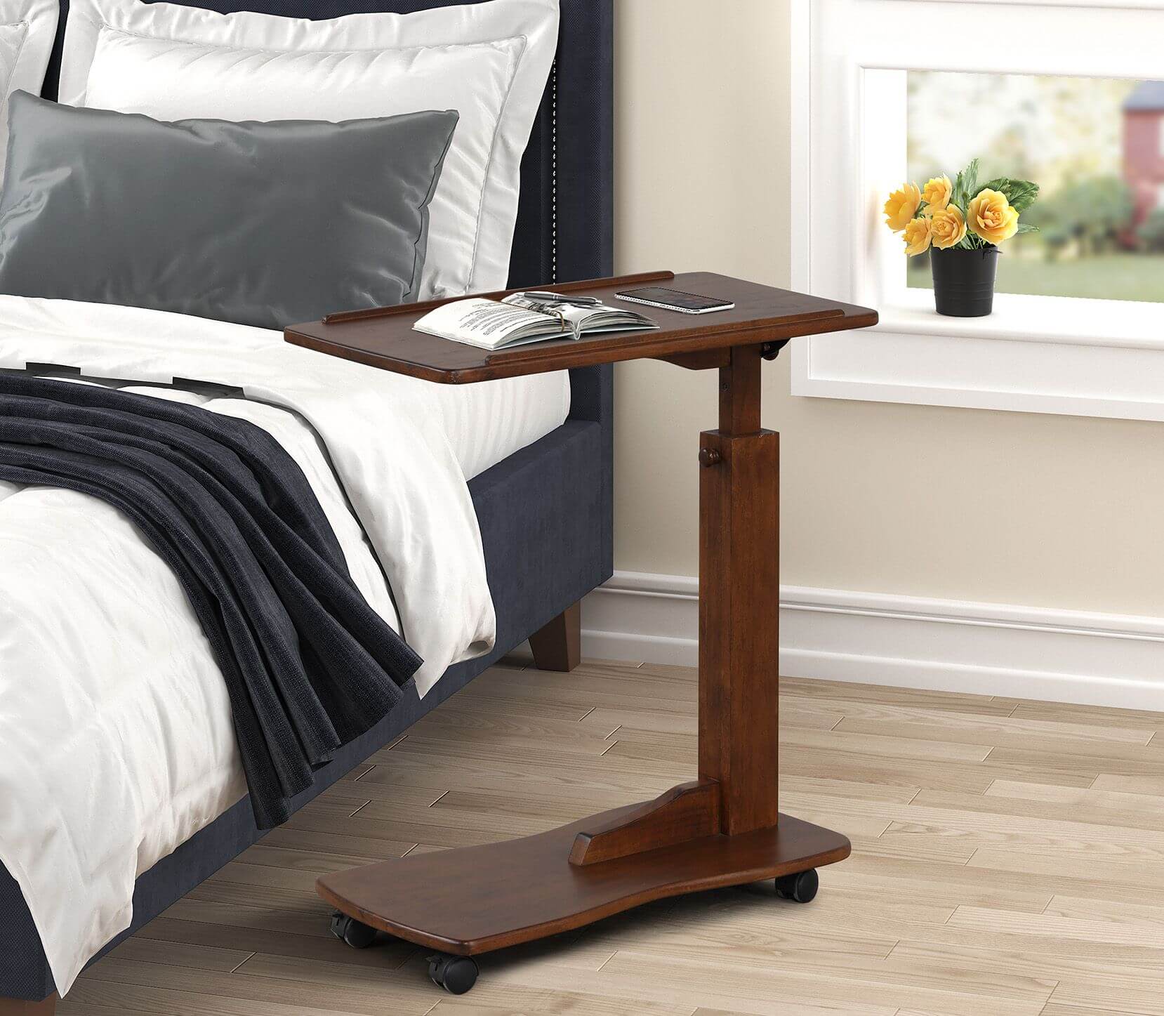 Adjustable height discount couch table